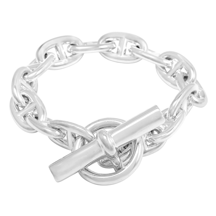 未使用] エルメス シェーヌダンクル MM 14コマ H101994B ブレスレット