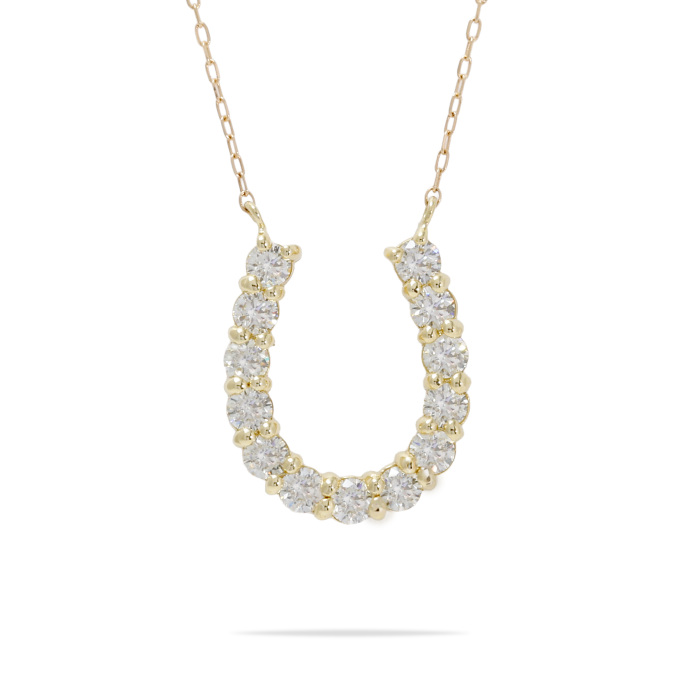 K18イエローゴールド ダイヤモンド ネックレス J421373 | ユキザキ