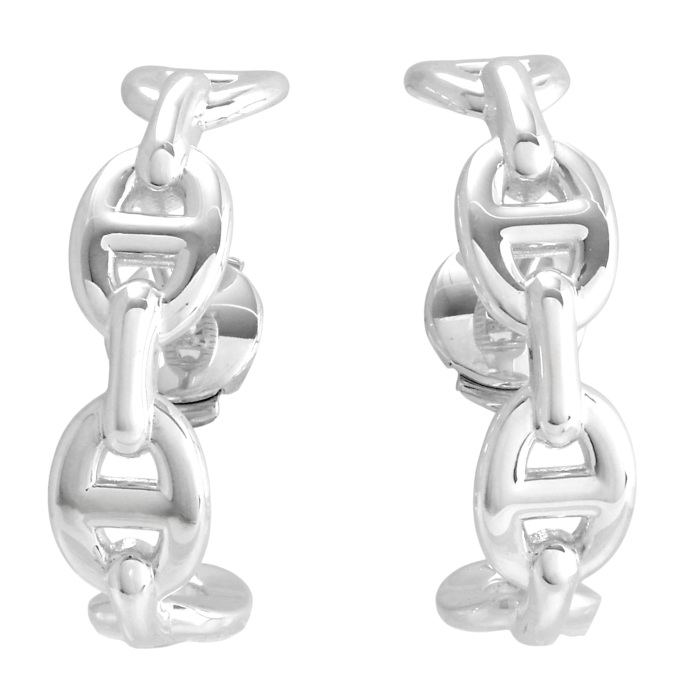 中古] エルメス シェーヌダンクル アンシェネ J421909 ピアス J421909