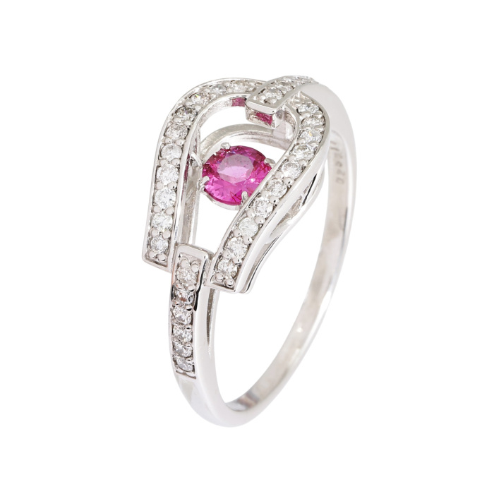 プラチナ900 ルビー ダイヤモンド リング J423493 | ユキザキセレクト