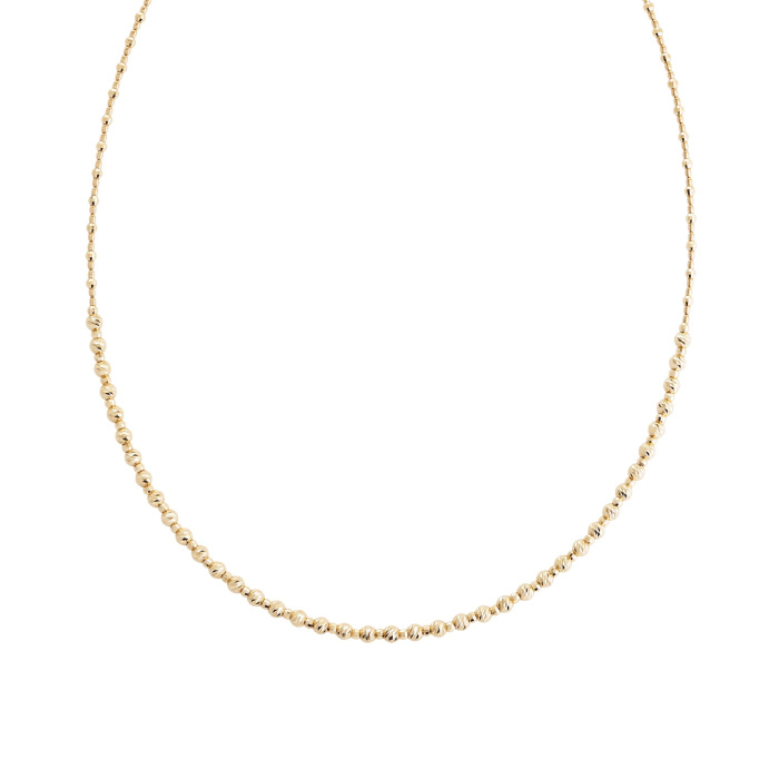 K18イエローゴールド ジガネ ネックレス J424228 | ユキザキセレクト