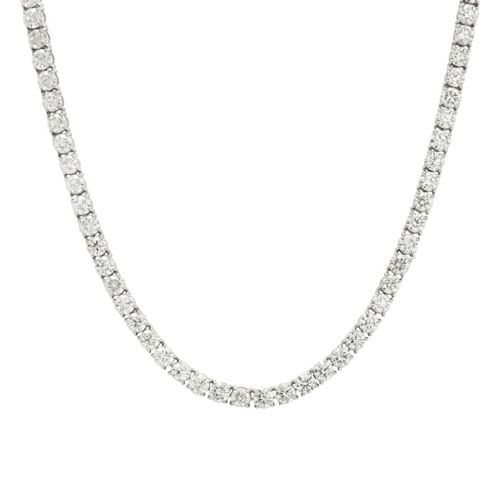 ゆきざきネックレス Pt900プラチナ ダイヤ0.20ct プラチナ900 ダイヤモンド テニス ネックレス J424608 | ユキザキ