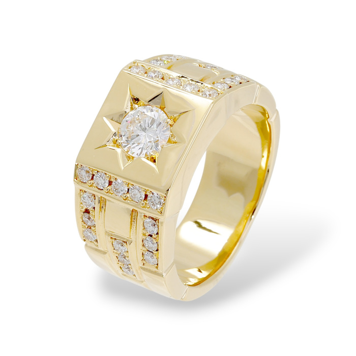 K18イエローゴールド ダイヤモンド リング J426393 | ユキザキセレクト