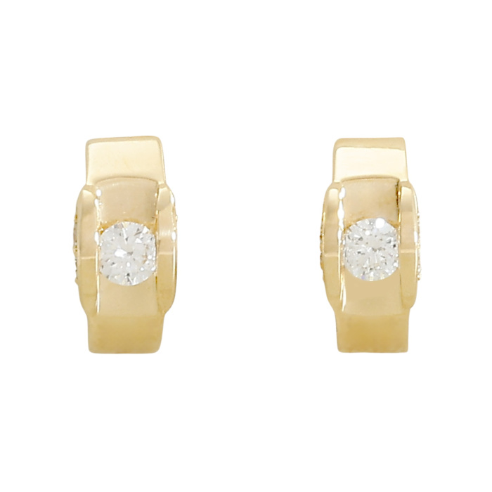 K18イエローゴールド ダイヤモンド ピアス J426826 | ユキザキセレクト