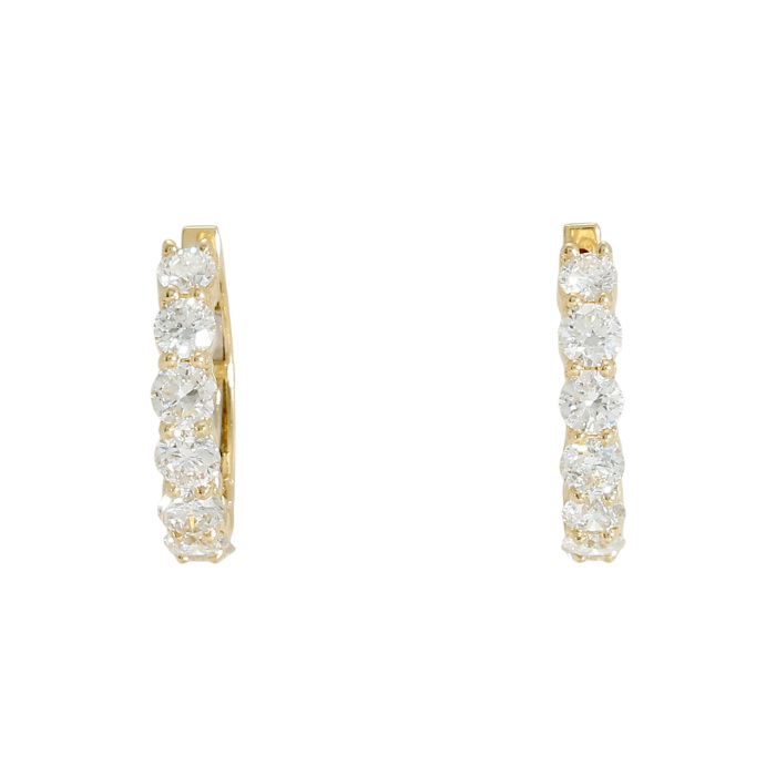 K18イエローゴールド ダイヤモンド ピアス J426845 | ユキザキセレクト