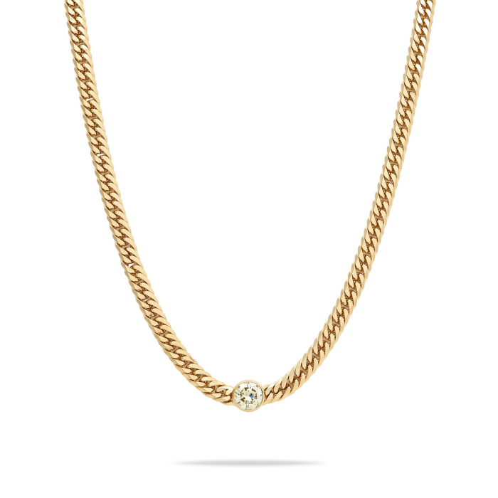 K18イエローゴールド ダイヤモンド 喜平 ネックレス ダブル6面 約50cm