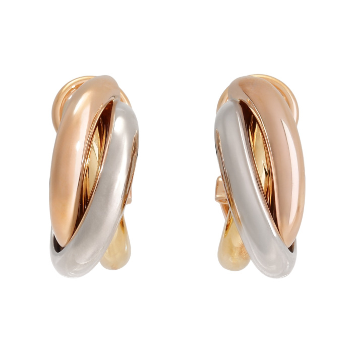 cartier トリニティ ピアス クラシックモデル 中古・古着通販】Cartier (カルティエ) Trinity earrings classic