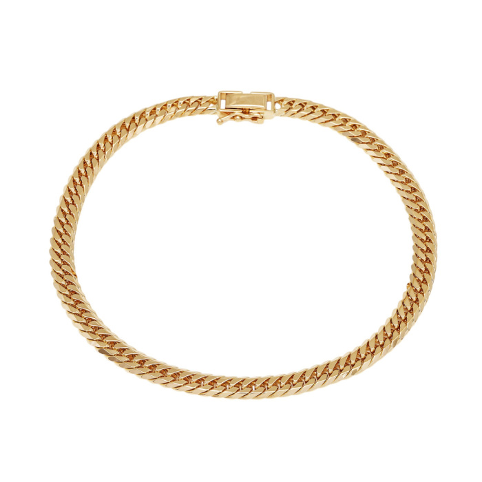 K18 6面ダブル　喜平　アンクレット　24cm 約5.2g 楽天市場】喜平 アンクレット K18 ゴールド 6面ダブル 24cm 10g