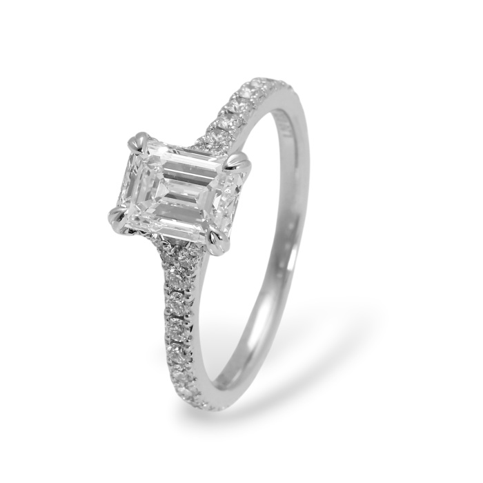 Platinum 950 Diamond Ring J432468 | Yukizaki Select Jewelry