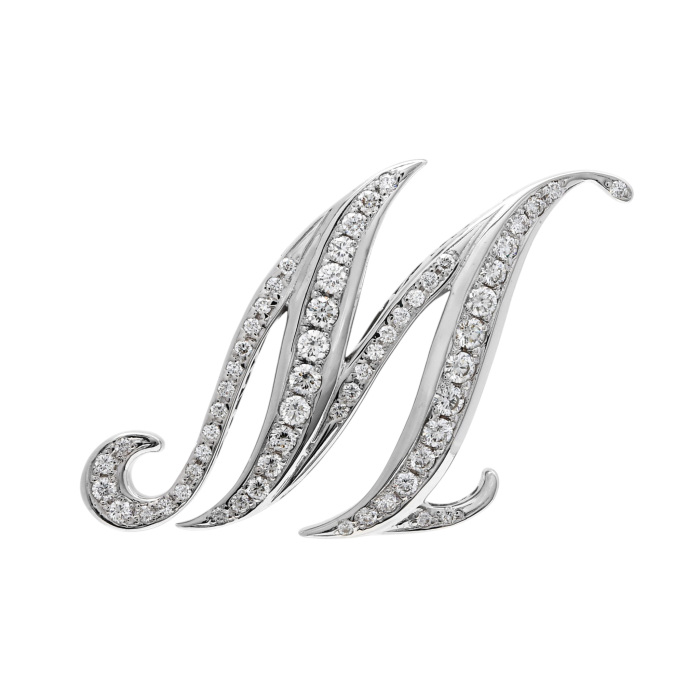 中古] ユキザキ アルファ イニシャルペンダントトップ【M】Lサイズ