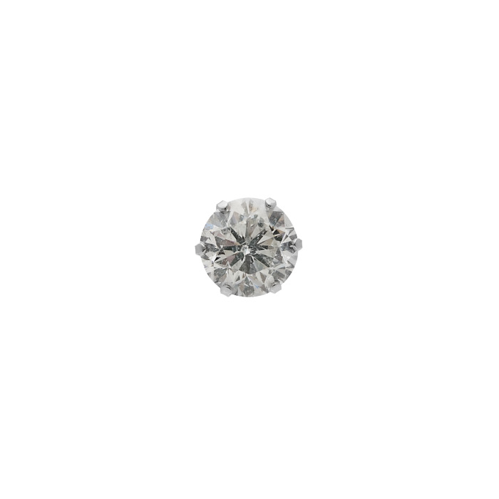 プラチナ900 ダイヤモンド ピアス片方 J444541 | ユキザキセレクト