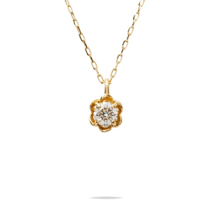 K18イエローゴールド ダイヤモンド ネックレス【Web限定】 J446608