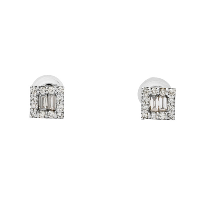 プラチナ900 ダイヤモンド ピアス J446947 | ユキザキセレクトジュエリー