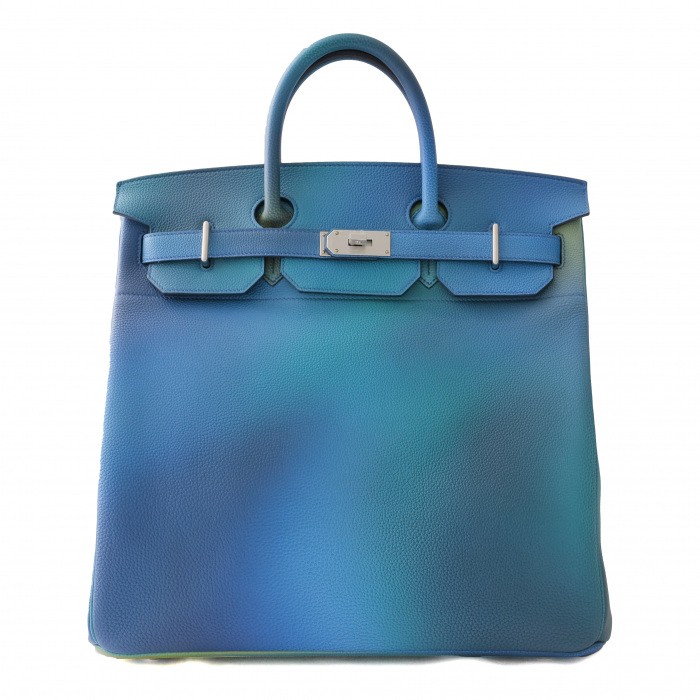 未使用] エルメス オータクロア 40 コスモス トゴ ブルーニュイ