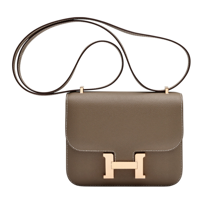 未使用] エルメス コンスタンス ミニ ミロワール エプソン エトゥープ