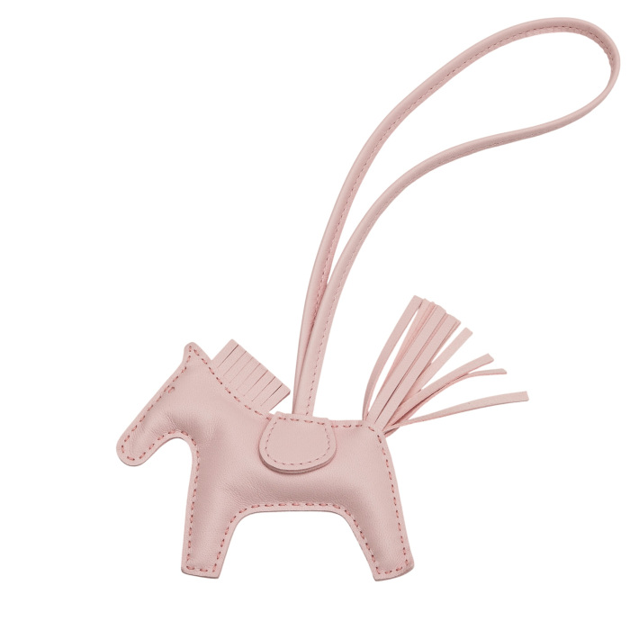 【新品未使用】新作ロデオチャーム PM エルメス ロベオクール ローズダーリン 未使用] エルメス ロデオ チャーム PM アニョーミロ ローズダーリン K