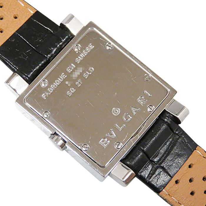 トシ様 洗浄済み　稼働　ブルガリ クアドラード SQ27SSD メンズ 中古] ブルガリ クアドラード クアドラード SQ27SLD W085176 | ゆきざき