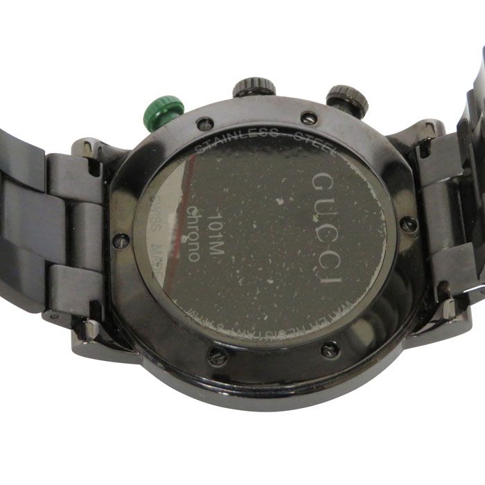 アウトレット] グッチ G-クロノ グッチ クロノグラフ PVD