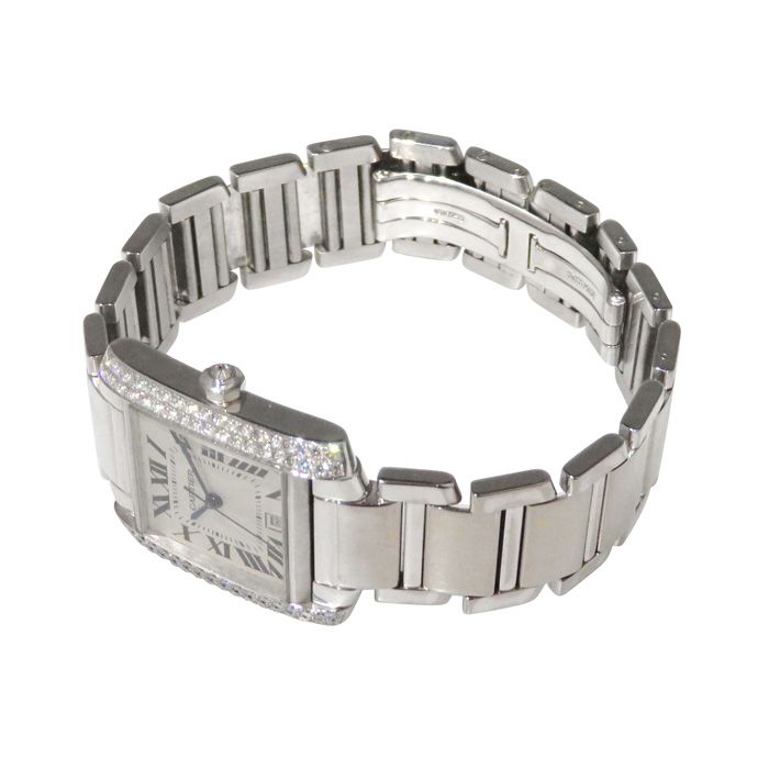 新品] カルティエ タンク WE1003S3シルバー K18ホワイトゴールド 