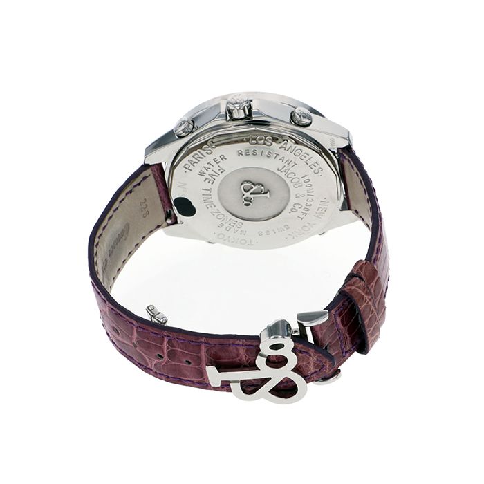 中古] ジェイコブ ファイブタイムゾーン ワールドマップ 文字盤ベゼル