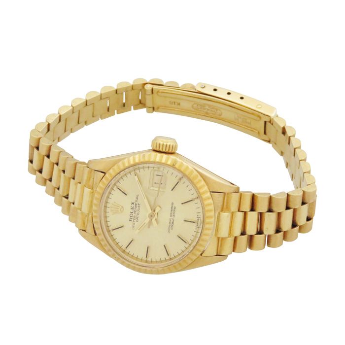 ロレックス デイトジャスト 6900.CPシャンパン イエローゴールド