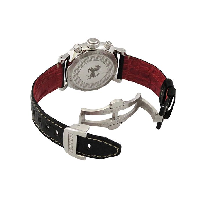 新品] パネライ フェラーリ FER00018ブラック ステンレス クロノグラフ