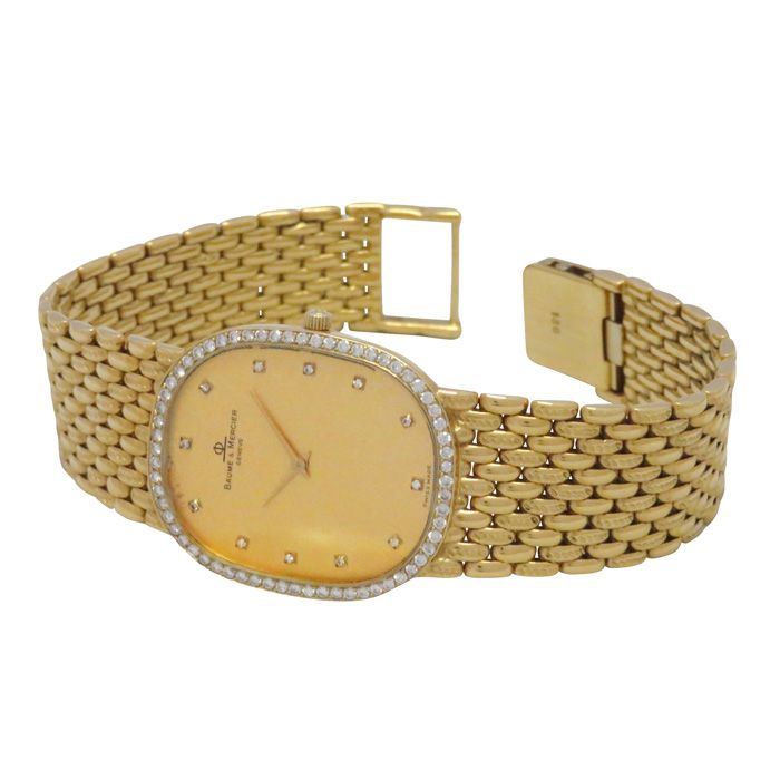 新品] ボーム&メルシエ W138631ゴールド ダイヤモンド イエロー