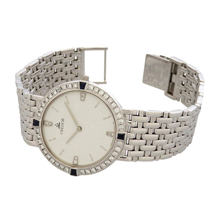 中古] セイコー クレドール クレドール ベゼルダイヤ・サファイア