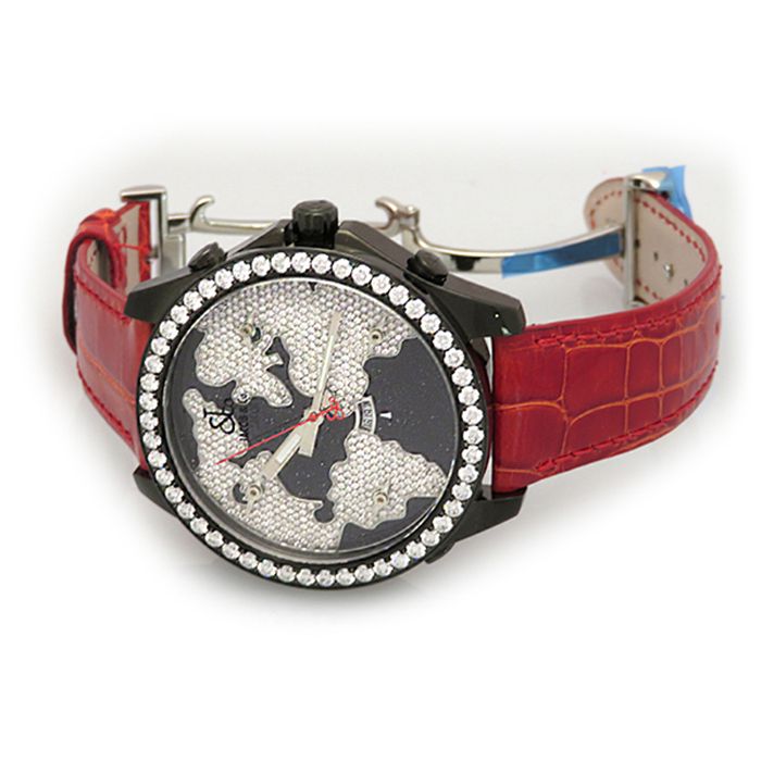 新品] ジェイコブ ファイブタイムゾーン JC47STBDDブラック