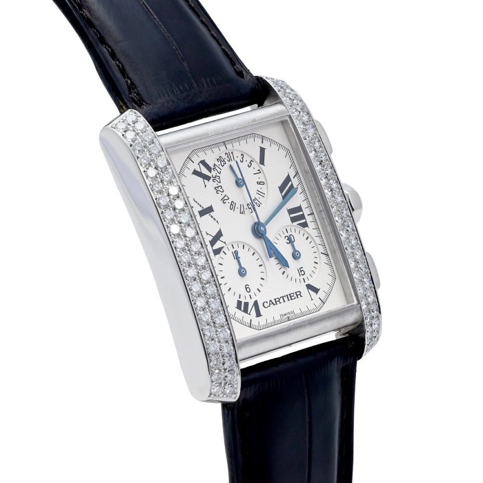 ☆極美品☆ カルティエ タンクフランセーズ LM スティール①コマ / 腕時計 中古)CARTIER カルティエ タンク フランセーズ LM ラージモデル