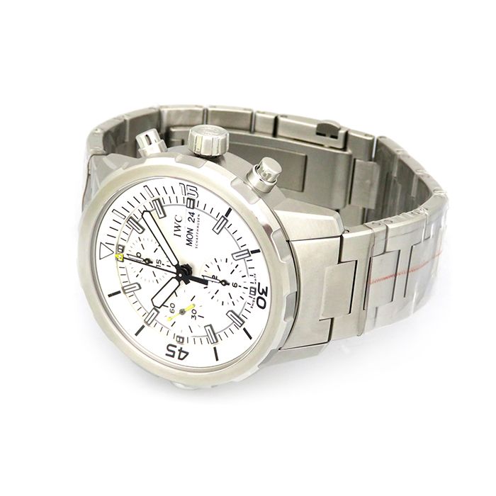 新品] IWC アクアタイマー IW376802シルバー ステンレス クロノグラフ 