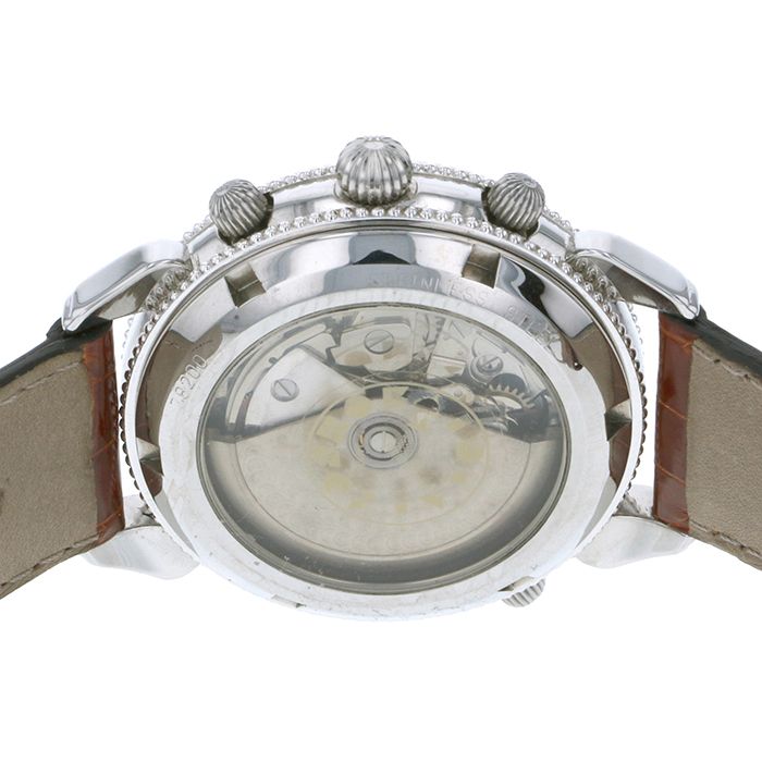 新品] グレース・ファブリオ GW3BWシルバー ステンレス クロノグラフ