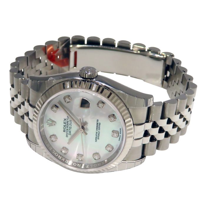 ロレックス デイトジャスト 116234NG.WHSHJ シェル ホワイト