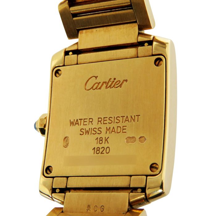 【美品稼動品】カルティエ タンクフランセーズSM Cartier（カルティエ） 稼働品 極 美品 箱付き タンク フランセーズ SM