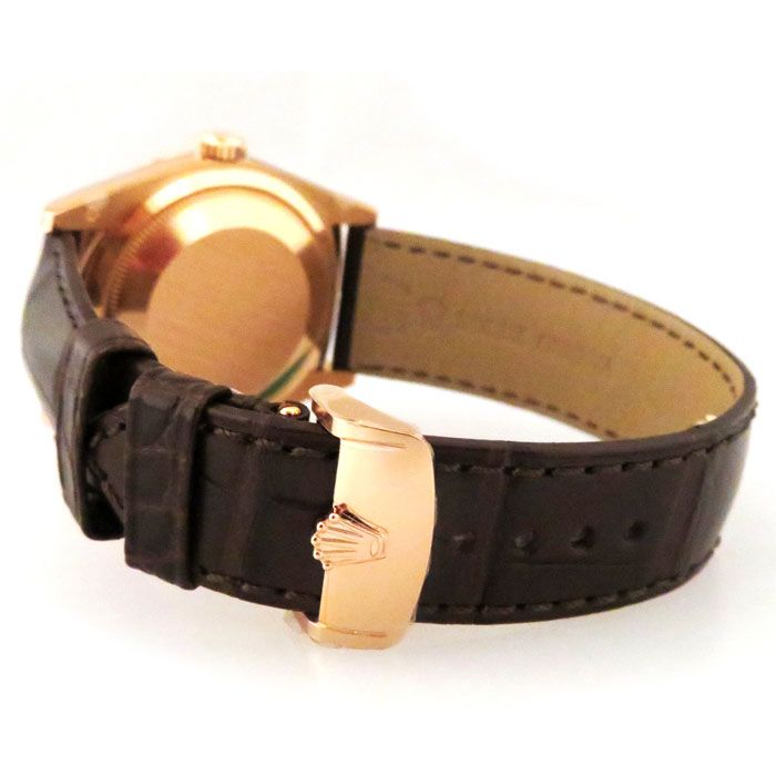 ロレックス デイデイト 118135.CHBLチョコレート エバーローズゴールド