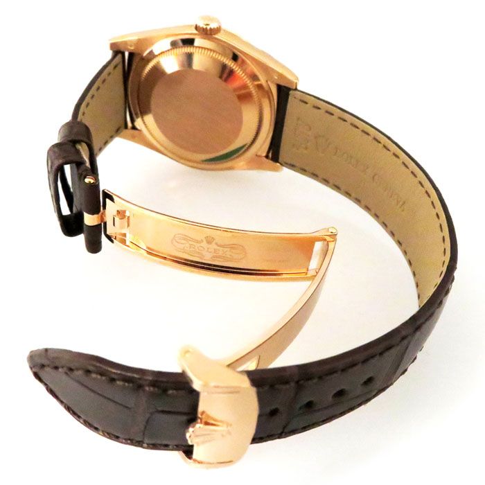 ロレックス デイデイト 118135.CHBLチョコレート エバーローズゴールド