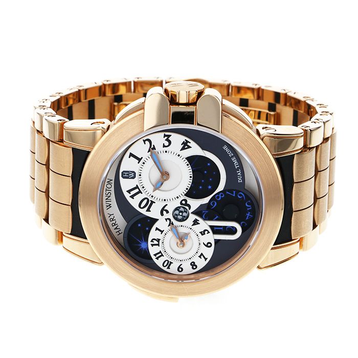 中古] ハリー・ウィンストン オーシャン デュアルタイム 400MATZ44RR