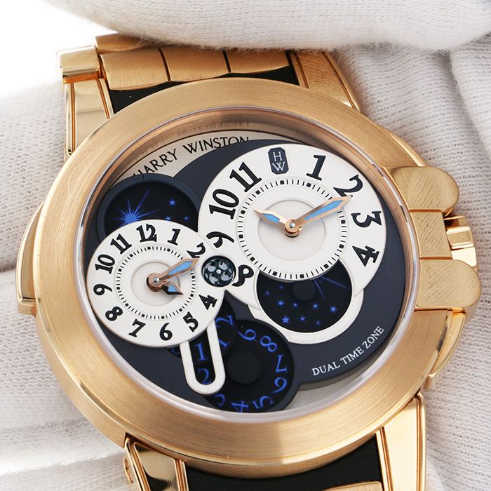 中古] ハリー・ウィンストン オーシャン デュアルタイム 400MATZ44RR