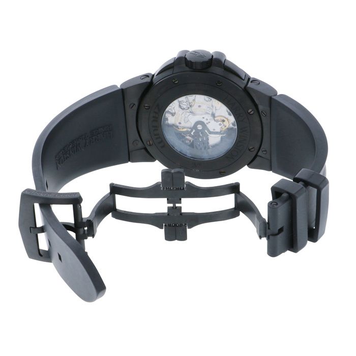 Outlet] HARRY WINSTON Ocean Tri-Retro Chronograph Black Zarium