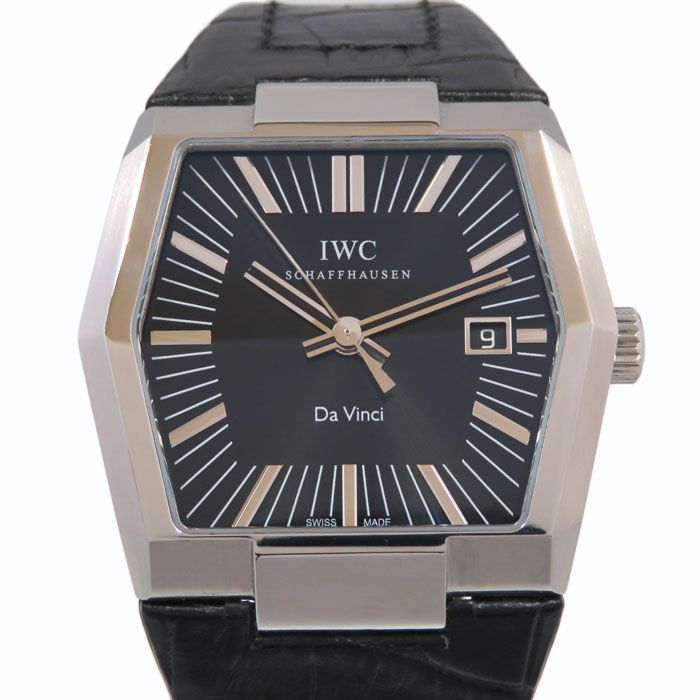 新品] IWC ダ・ヴィンチ IW546101ブラック ステンレス デイト表示