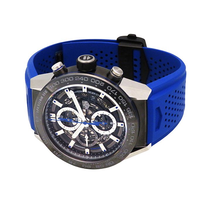 新品] タグ・ホイヤー カレラ CAR2A1TFT6052 スケルトン ブラック