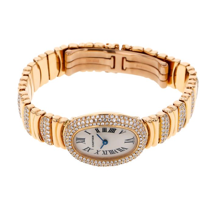 中古] カルティエ ベニュワール ミニベニュワール ダイヤモンド