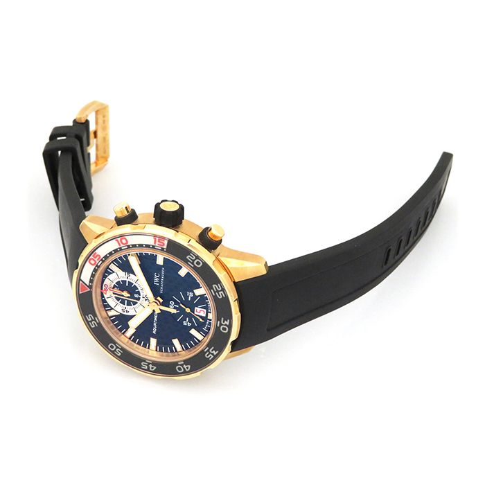 新品] IWC アクアタイマー IW376903ブラック ピンクゴールド