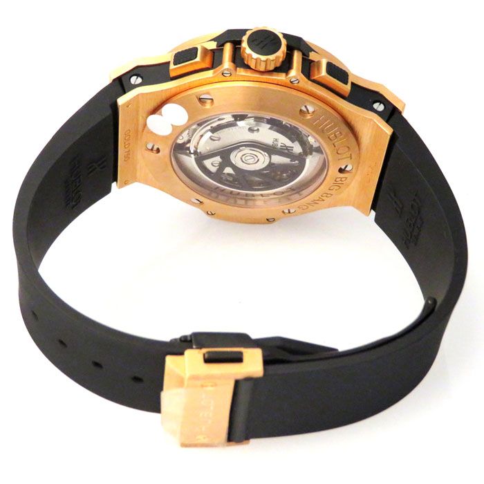 新品] ウブロ ビッグバン 301PX1180RX1104ブラック チタン クロノ