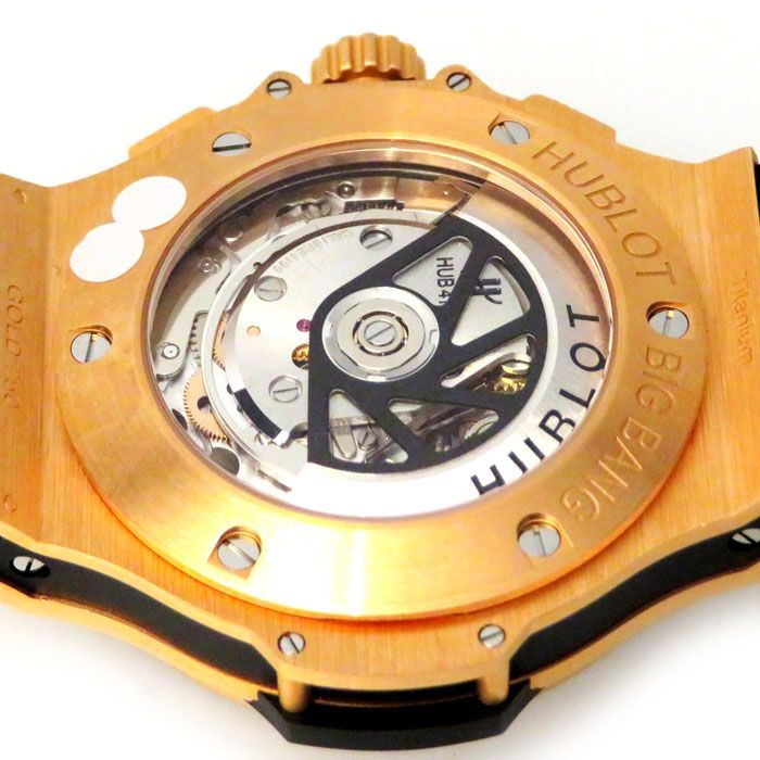 新品] ウブロ ビッグバン 301PX1180RX1104ブラック チタン クロノ