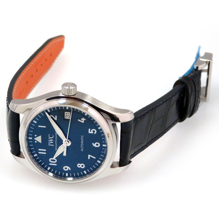 新品] IWC パイロットウォッチ IW324008ブルー ステンレス デイト表示