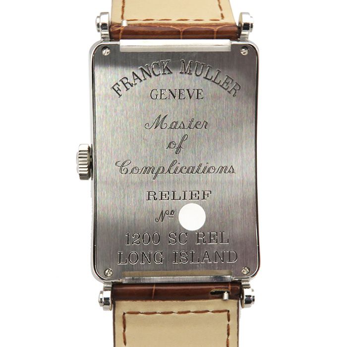 新品] フランク・ミュラー ロングアイランド 1200SCREL.SSSVシルバー