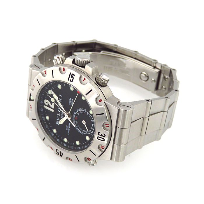 中古] ブルガリ ディアゴノ スクーバ GMT SD38S W170598 | ゆきざき