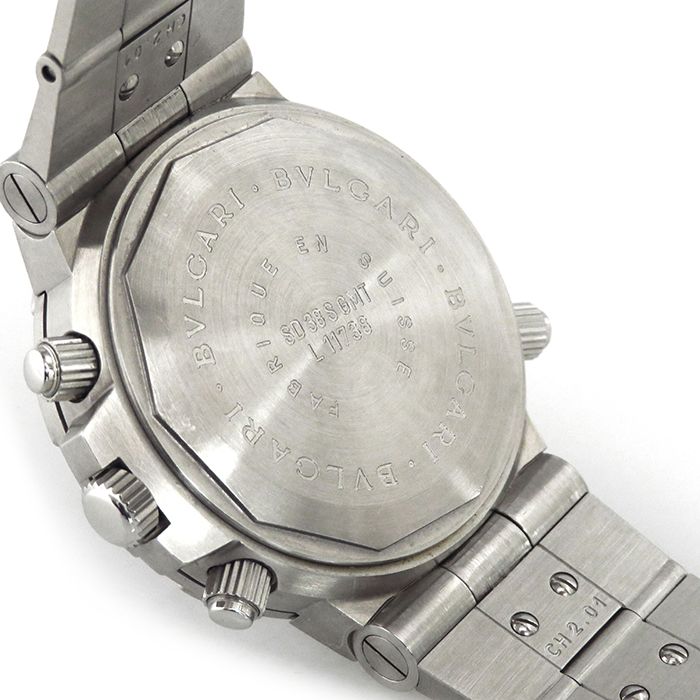 中古] ブルガリ ディアゴノ スクーバ GMT SD38S W170598 | ゆきざき