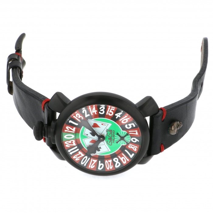 【定価35万】 美品 ガガミラノ 腕時計 ラスベガス マニュアーレ 限定500本 定価35万】 ガガミラノ 腕時計 時計 ラスベガス マニュアーレ 限定500個